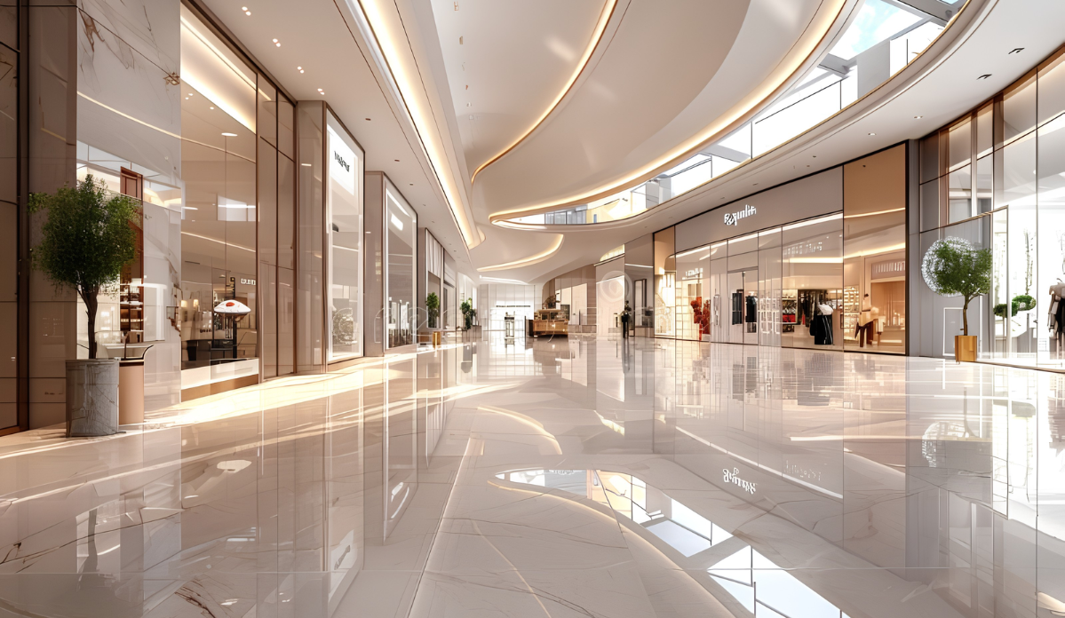 Chiếu sáng thương mại showroom siêu thị