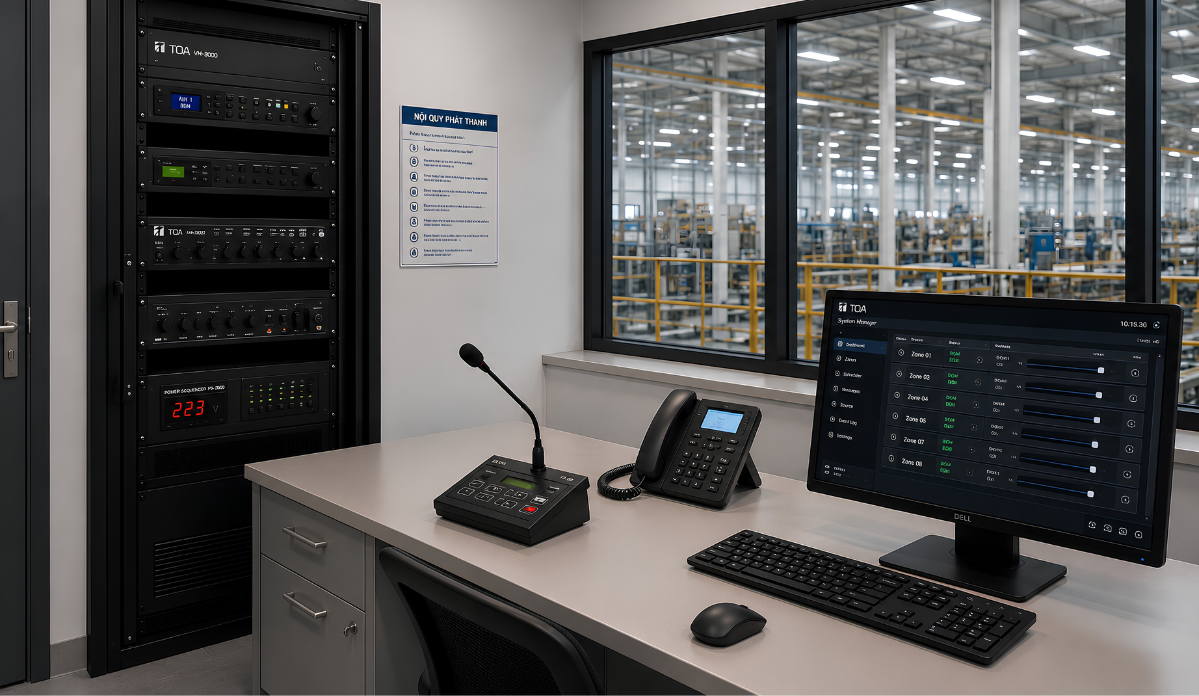 Hệ thống PAS IP, Analog và truyền thông nội bộ trong ELV