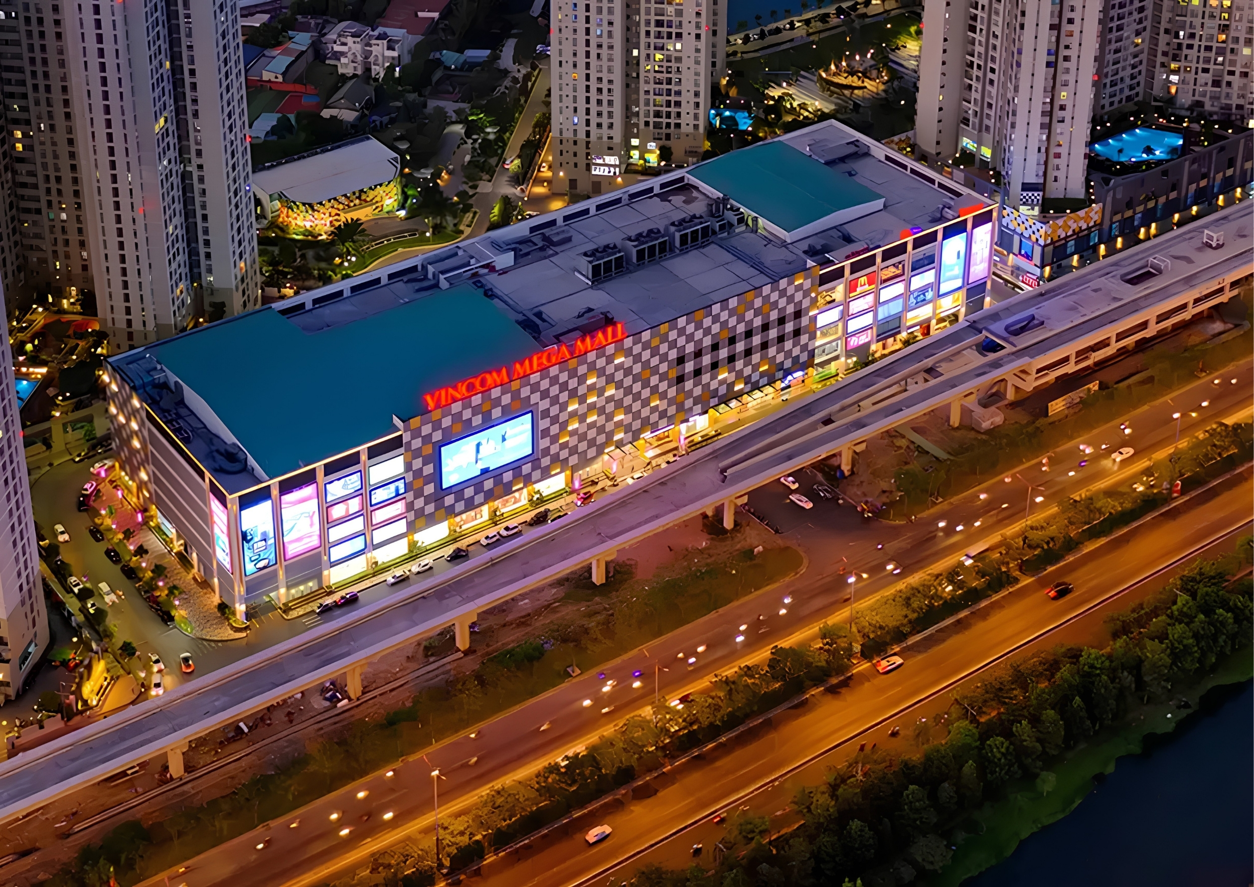 Toàn cảnh Vincom Mega Mall Thảo Điền